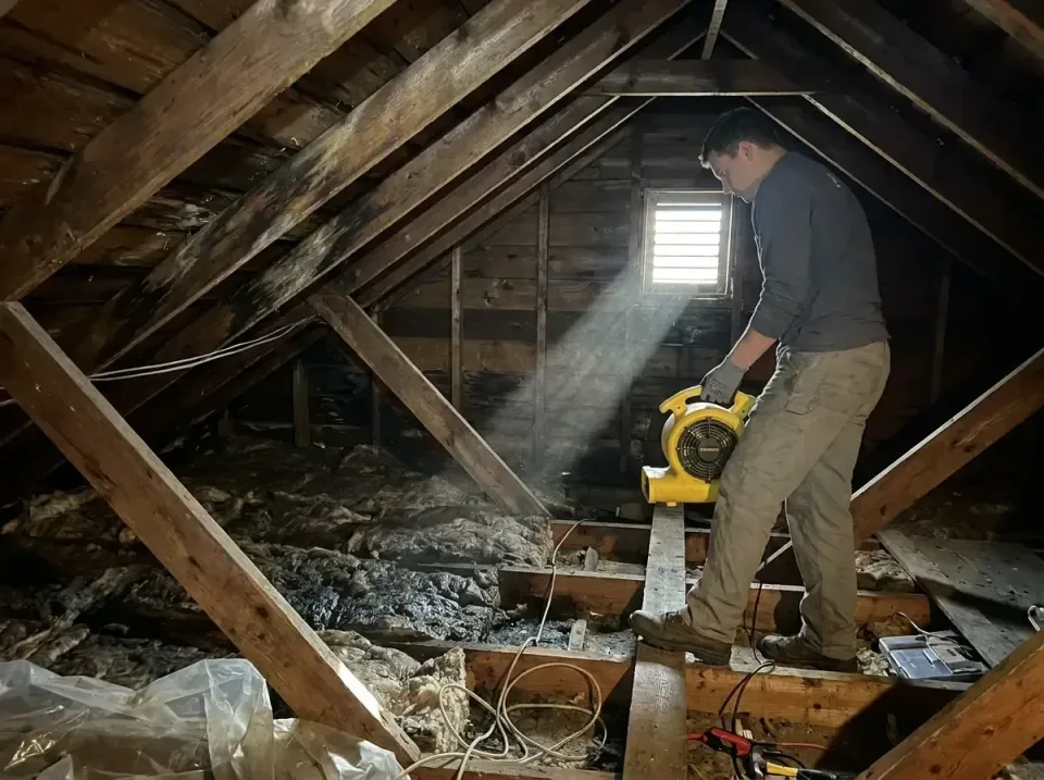 attic-water-damage-drying-proc-007 — frequently asked questions, Emergency Water Extraction & 24/7 Flood Response in Jones,…